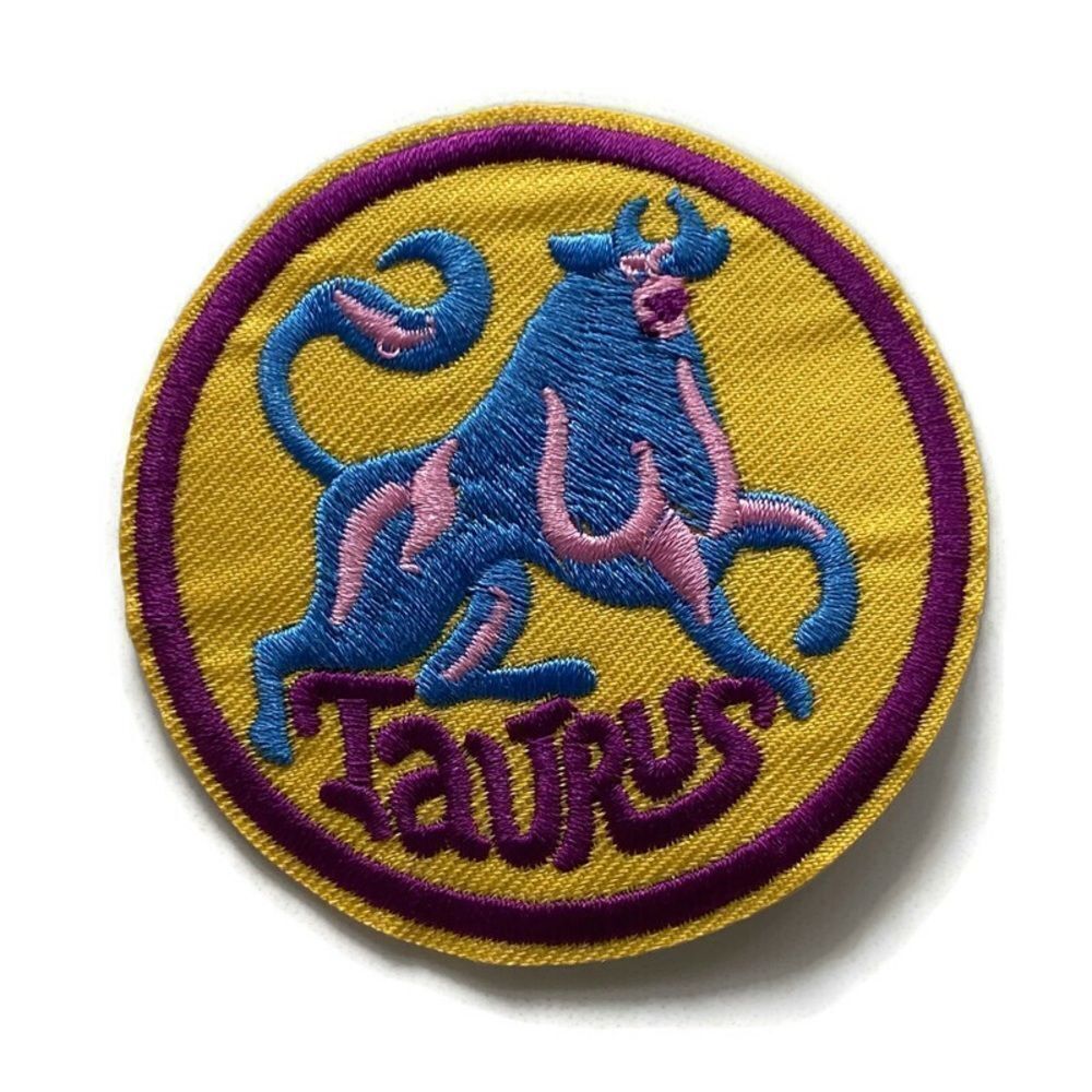 Taurus Zodiac Embroidered Patch